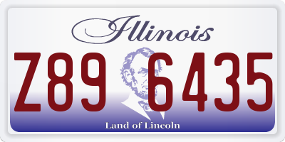 IL license plate Z896435