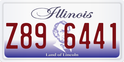 IL license plate Z896441