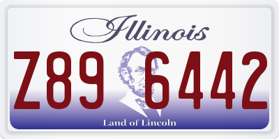 IL license plate Z896442