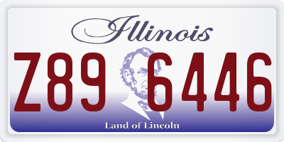 IL license plate Z896446