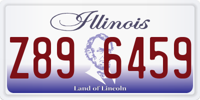 IL license plate Z896459