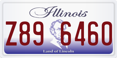 IL license plate Z896460