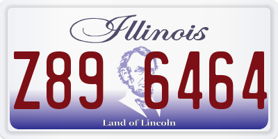 IL license plate Z896464