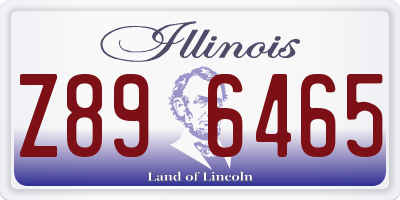 IL license plate Z896465