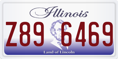 IL license plate Z896469