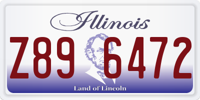 IL license plate Z896472