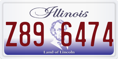 IL license plate Z896474