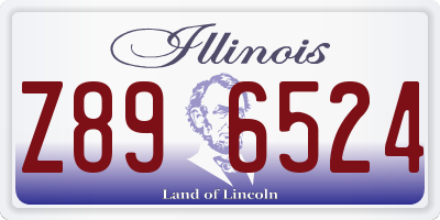 IL license plate Z896524