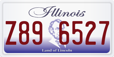 IL license plate Z896527