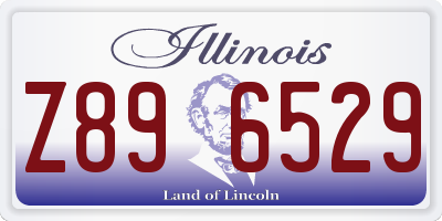IL license plate Z896529