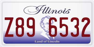IL license plate Z896532