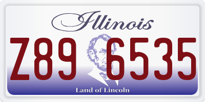 IL license plate Z896535