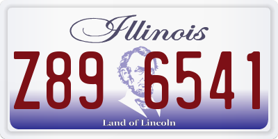 IL license plate Z896541