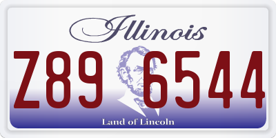 IL license plate Z896544