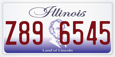 IL license plate Z896545