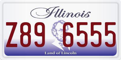 IL license plate Z896555