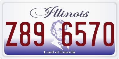 IL license plate Z896570