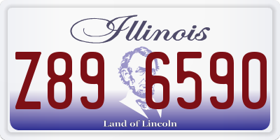 IL license plate Z896590