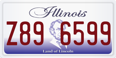 IL license plate Z896599