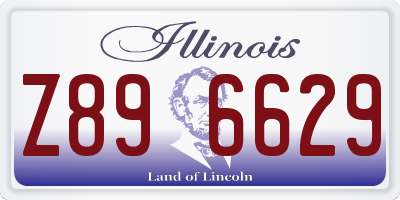IL license plate Z896629
