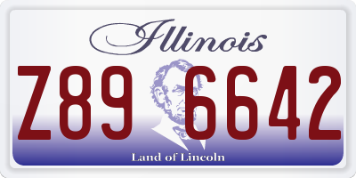 IL license plate Z896642