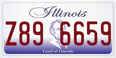 IL license plate Z896659