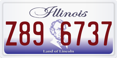 IL license plate Z896737