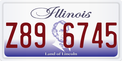 IL license plate Z896745