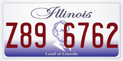 IL license plate Z896762