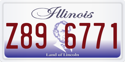 IL license plate Z896771