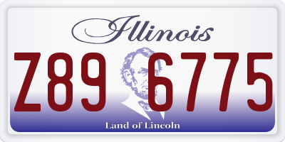 IL license plate Z896775