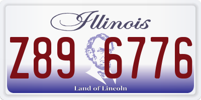 IL license plate Z896776