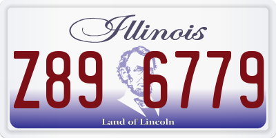 IL license plate Z896779