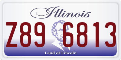 IL license plate Z896813