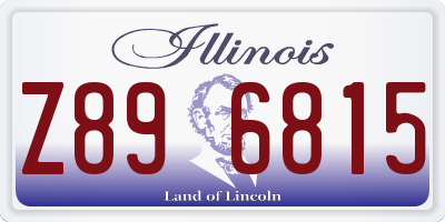 IL license plate Z896815