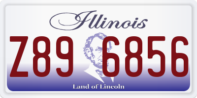 IL license plate Z896856