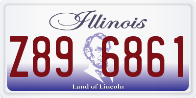 IL license plate Z896861