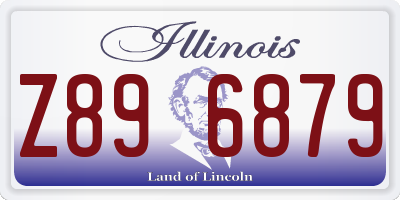 IL license plate Z896879