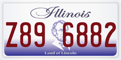 IL license plate Z896882