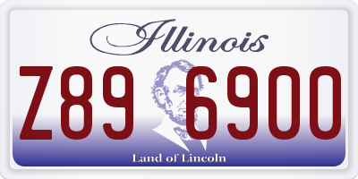 IL license plate Z896900