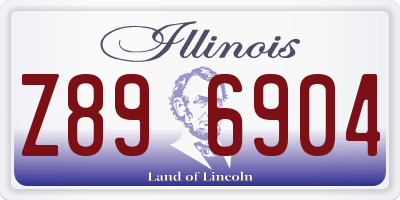 IL license plate Z896904