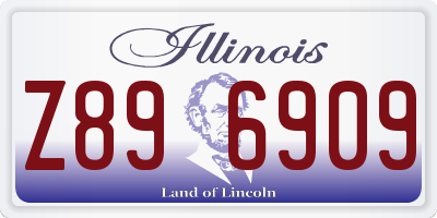 IL license plate Z896909