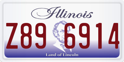 IL license plate Z896914