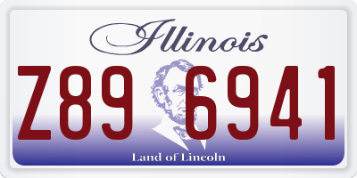 IL license plate Z896941