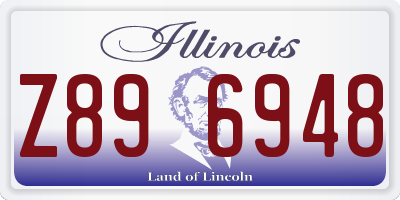 IL license plate Z896948