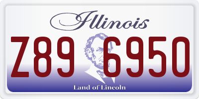 IL license plate Z896950