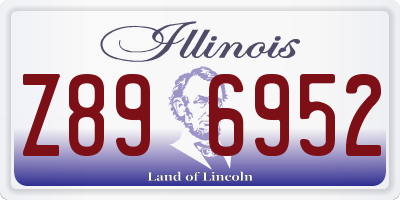 IL license plate Z896952