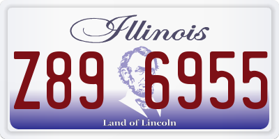 IL license plate Z896955
