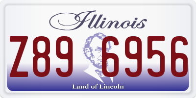 IL license plate Z896956