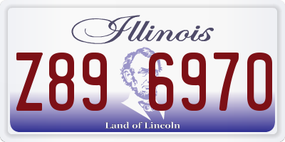IL license plate Z896970